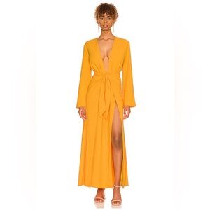 Camila Coelho Millie Maxi Dress in Mango 🥭
